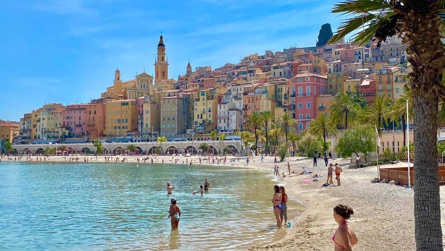 Monaco # Menton - 6 Persons - 2 Bedrooms - Full Renovated - Private Parking - Hypercenter - Clim - Beach And Sun Ментона Экстерьер фото