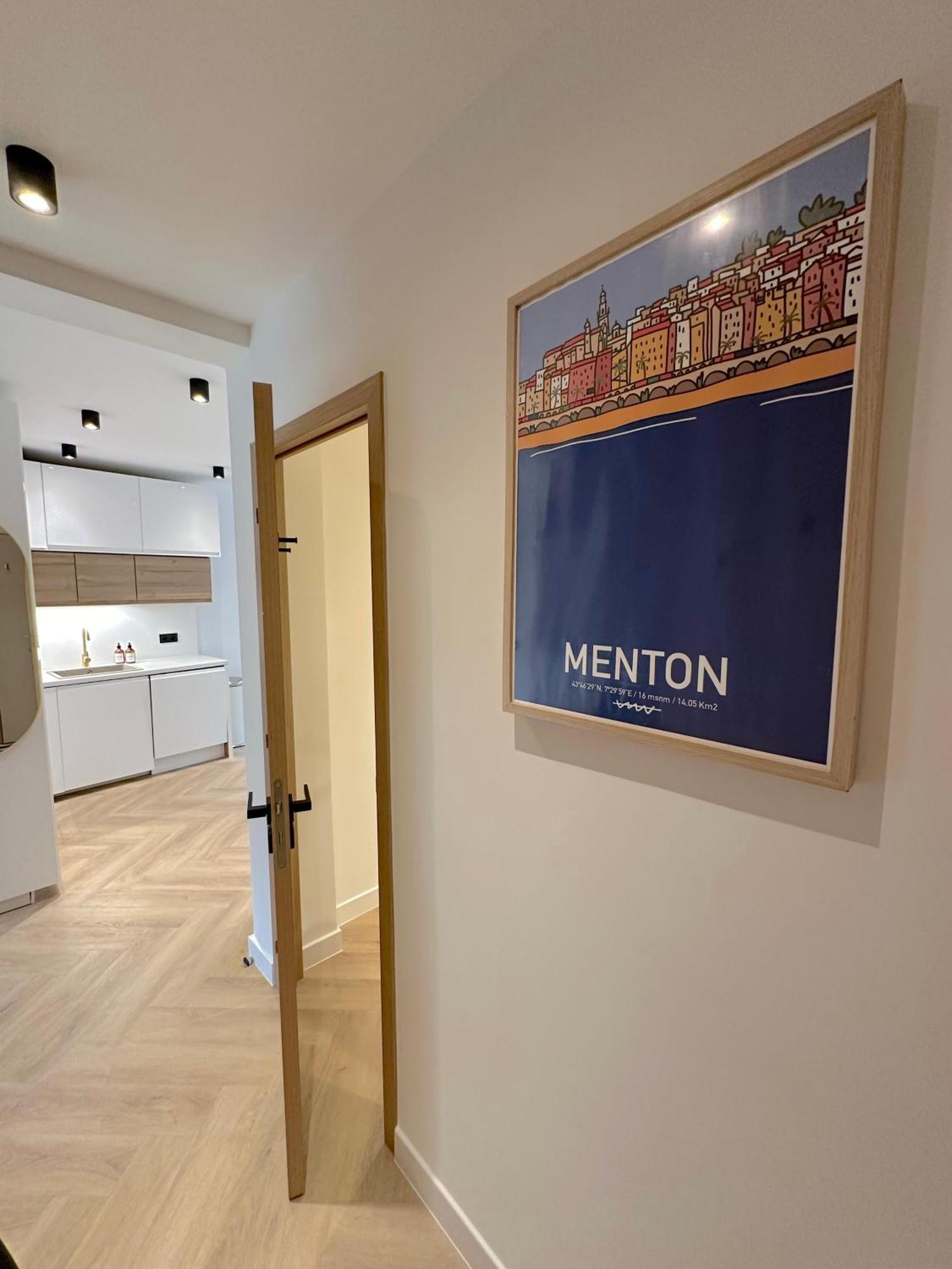 Monaco # Menton - 6 Persons - 2 Bedrooms - Full Renovated - Private Parking - Hypercenter - Clim - Beach And Sun Ментона Экстерьер фото