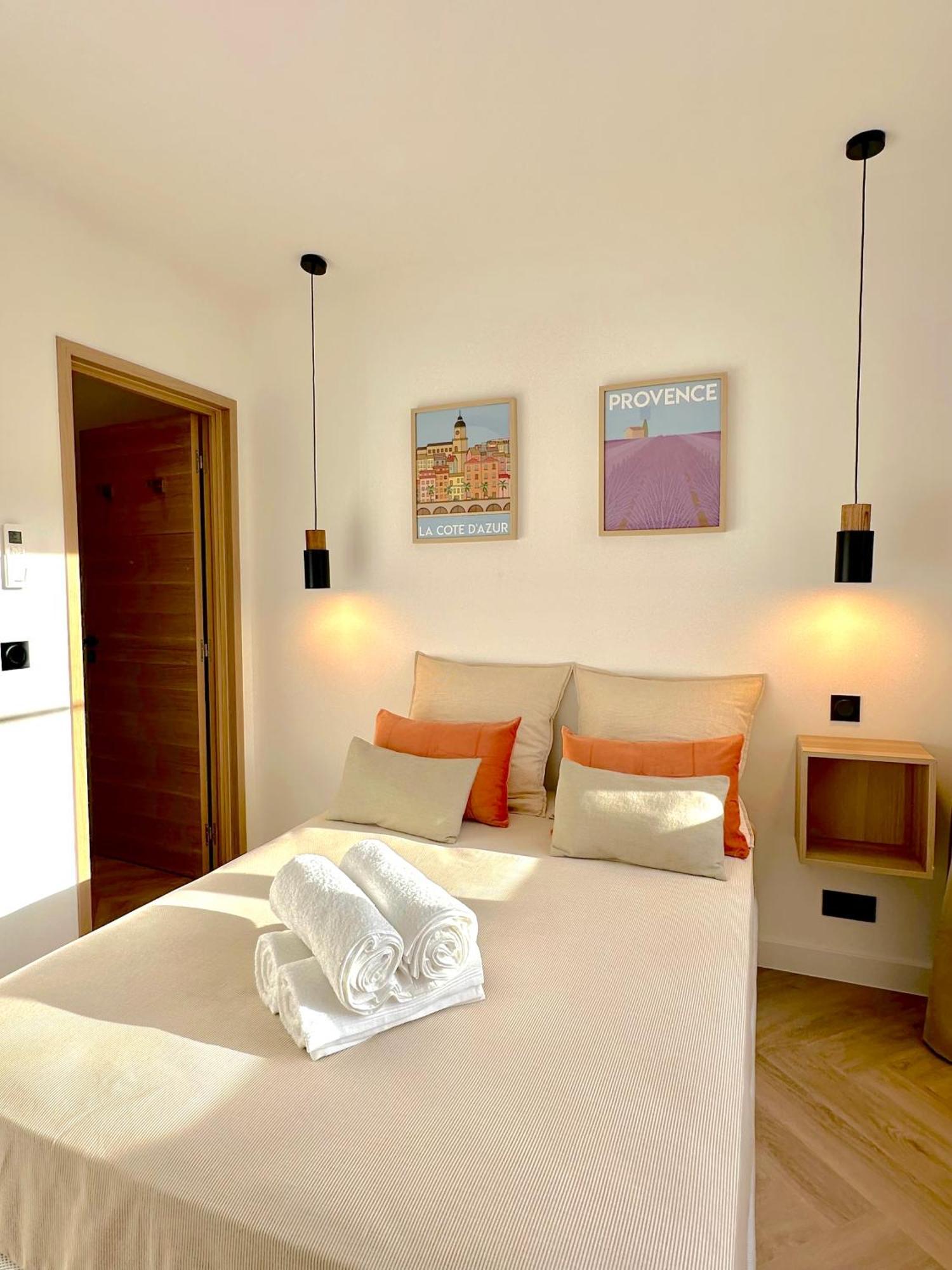 Monaco # Menton - 6 Persons - 2 Bedrooms - Full Renovated - Private Parking - Hypercenter - Clim - Beach And Sun Ментона Экстерьер фото